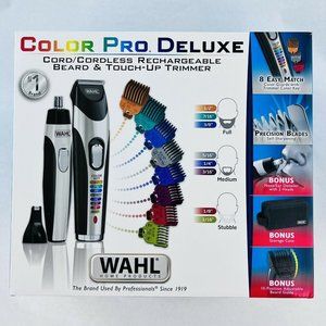 Wahl Color Pro Deluxe Cord/Cordless Rechargeable Beard Touch-up Trimmer 9891-200